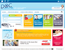 Tablet Screenshot of docannonce.com